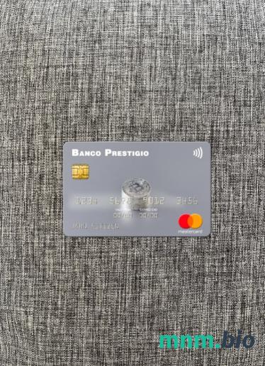 Angola Banco Prestigio, S.A. wygląd zdjęcia mastercard skan PSD + zdjęcie
